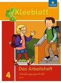Kleeblatt. Das Sprachbuch 4. Arbeitsheft SAS Schulausgangsschrift. Bayern