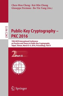 Public-Key Cryptography - PKC 2016 (eBook, PDF)