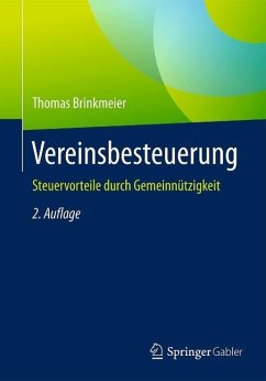 Vereinsbesteuerung (eBook, PDF) - Brinkmeier, Thomas