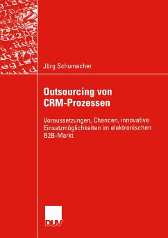 Outsourcing von CRM-Prozessen (eBook, PDF) - Schumacher, Jörg