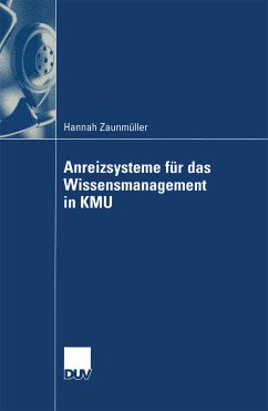 Anreizsysteme für das Wissensmanagement in KMU (eBook, PDF) - Zaunmüller, Hannah