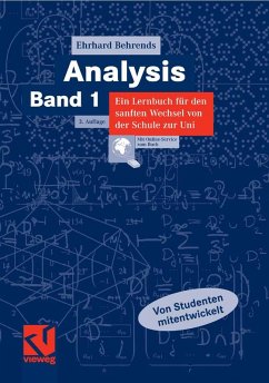 Analysis Band 1 (eBook, PDF) - Behrends, Ehrhard