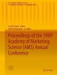 Proceedings of the 1989 Academy of... - Bild 1