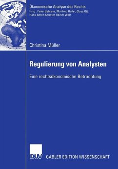 Regulierung von Analysten (eBook, PDF) - Müller, Christina