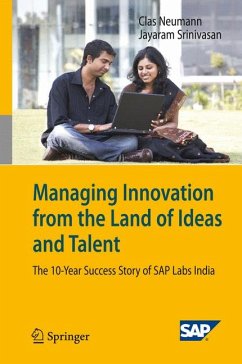 Managing Innovation from the Land of Ideas and Talent (eBook, PDF) - Neumann, Clas; Srinivasan, Jayaram