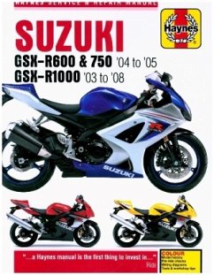 Suzuki GSX-R600/750 (04 - 05) & GSX-R1000 (03 - 08) Haynes Repair Manual - Haynes Publishing