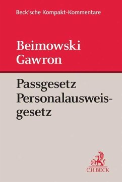 Passgesetz, Personalausweisgesetz - Beimowski, Joachim;Gawron, Sylwester