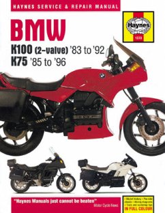 BMW K100 & 75 2-valve Models (83 - 96) Haynes Repair Manual - Haynes Publishing