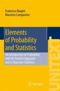 Elements of Probability and Statistics (eBook, PDF) - Biagini, Francesca; Campanino, Massimo