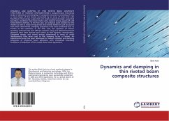 Dynamics and damping in thin riveted beam composite structures
