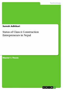 Status of Class A Construction Entrepreneurs in Nepal