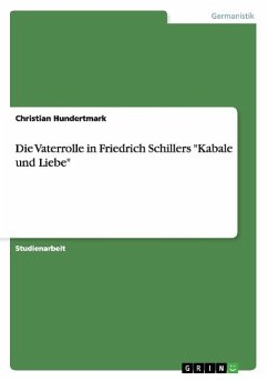 Die Vaterrolle in Friedrich Schillers 