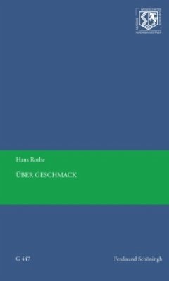 Cover Über Geschmack