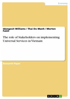 The role of Stakeholders on implementing Universal Services in Vietnam