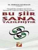 Bu Siir Sana Yazilmistir