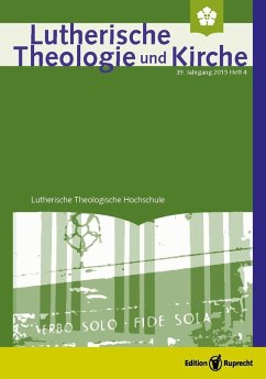 Lutherische Theologie und Kirche 4/2015 - Einzelkapitel (eBook, PDF) - Böhmer, Karl