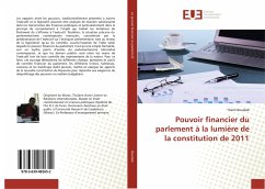 Pouvoir financier du parlement à la lumière de la constitution de 2011 - Boudiab, Thami