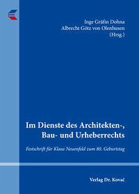 Im Dienste des Architekten-, Bau- und Urheberrechts