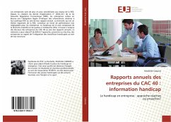 Rapports annuels des entreprises du CAC 40 : information handicap - Cabanis, Mathilde