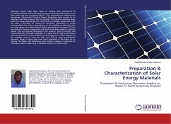 Preparation & Characterization of Solar Energy Materials - Muramba Wabwire, Valentine