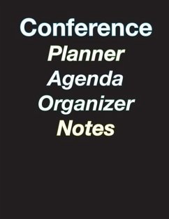 Large Color Coded 5-Day Conference Planner/Organizer/Agenda/Note-Taking - 8.5 x 11 - 44 pages - Terrazas, April Chloe