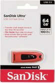 SanDisk Ultra USB 3.0 RED 64GB up to 100MB/s SDCZ48-064G-U46R