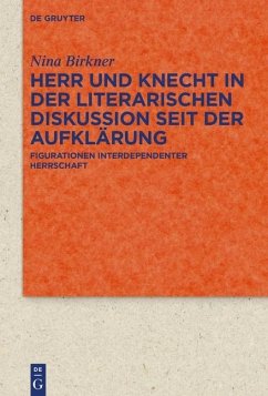 Cover Herr und Knecht in der literarischen Diskussion seit der Aufklärung (eBook, ePUB)