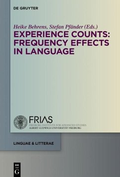 Cover Experience Counts: Frequency Effects in Language (eBook, ePUB)