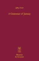 Cover A Grammar of Jamsay (eBook, PDF)