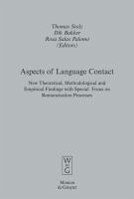 Cover Aspects of Language Contact (eBook, PDF)