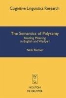 The Semantics of Polysemy (eBook, PDF) - Riemer, Nick