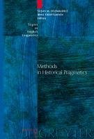 Cover Methods in Historical Pragmatics (eBook, PDF)