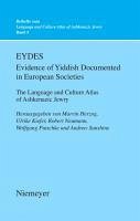EYDES (Evidence of Yiddish Documented in European Societies) (eBook, PDF)