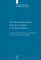 The Hebrew Bible Reborn (eBook, PDF) - Shavit, Yaacov; Eran, Mordechai