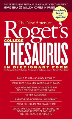 Cover New American Roget's College Thesaurus in Dictionary Form (Revised &Updated) (eBook, ePUB)