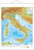 Stiefel Wandkarte Italien physisch