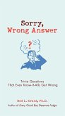 Sorry, Wrong Answer (eBook, ePUB)