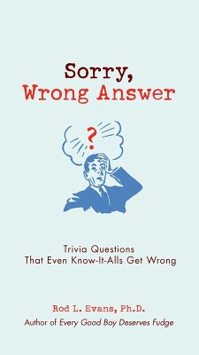 Sorry, Wrong Answer (eBook, ePUB) - Evans, Rod L.