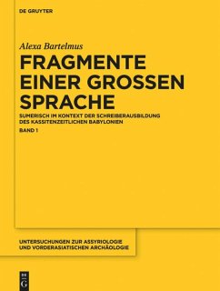 Fragmente einer großen Sprache - Bartelmus, Alexa Sabine