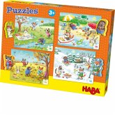 HABA 301888 - Puzzles Jahreszeiten, 4x15 Teile