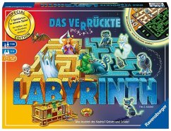 Ravensburger 26687 - Labyrinth Glow in the dark - Familienklassiker mit Leuchtfarbe, Spiel für Kinder und Familien ab 7