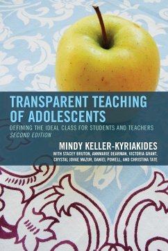 Transparent Teaching of Adolescents - Keller-Kyriakides, Mindy