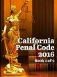 California Penal Code 2016 Book 1 of 2 - Bild 1