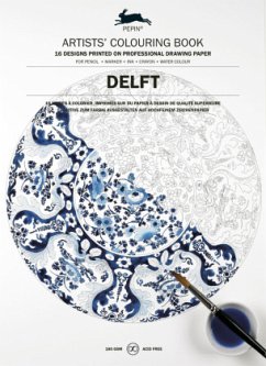 Artists' Colouring Book Delft Blue - Roojen, Pepin van