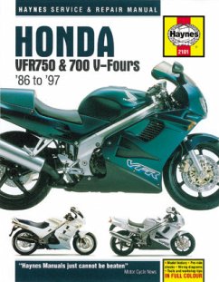 Honda VFR750 & 700 V-Fours (86 - 97) Haynes Repair Manual - Haynes Publishing