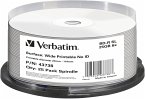 1x25 Verbatim BD-R Blu-Ray 25GB 6x Speed wide printable NO-ID