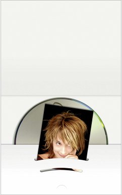 Cover 1x100 Daiber Kombimappe mit CD Fach bis Bildgröße 6x9cm weiß