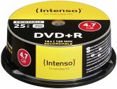 1x25 Intenso DVD+R 4,7GB 16x Speed Cakebox printable