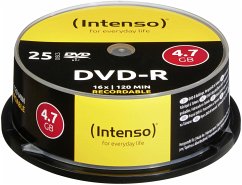 1x25 Intenso DVD-R 4,7GB 16x Speed, Cakebox