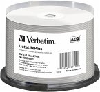 1x50 Verbatim DVD-R 4,7GB 16x white wide thermal print. NO-ID